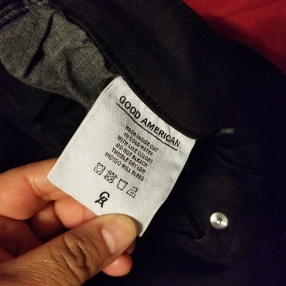 Good American Good Legs Color Black Size 6/28 - Picture 7 of 8